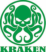 Наклейка вінілова на автомобіль KRAKEN  Кракен 15х17 см., фото 7