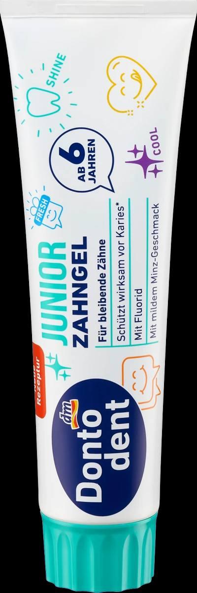 Зубна паста дитяча від 6 років Dontodent JUNIOR, 100 мл., Німеччина, фото 1