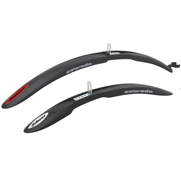 Крила комплект PoliSport Colorado 24-26" під гальма V-brake Чорний Art 8626000025