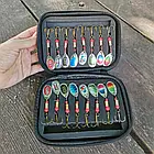 Набір з 16 блешень в кейс на блискавці!, фото 6