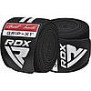 Бинти на коліна RDX GYM KNEE WRAP R11 BLACK/WHITE, фото 5