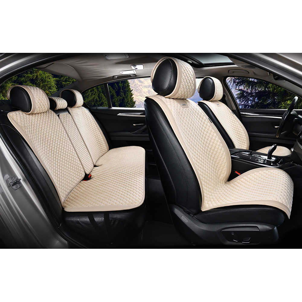 Накидки на автомобільні сидіння Elegant TRENTO, комплект, бежеві (EL 700 614), фото 1