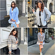 Сорочка жіноча в клітинку норма та батал