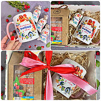 Подарочный набор ( чашка Лучшей учительнице в мире + чай + магнит)