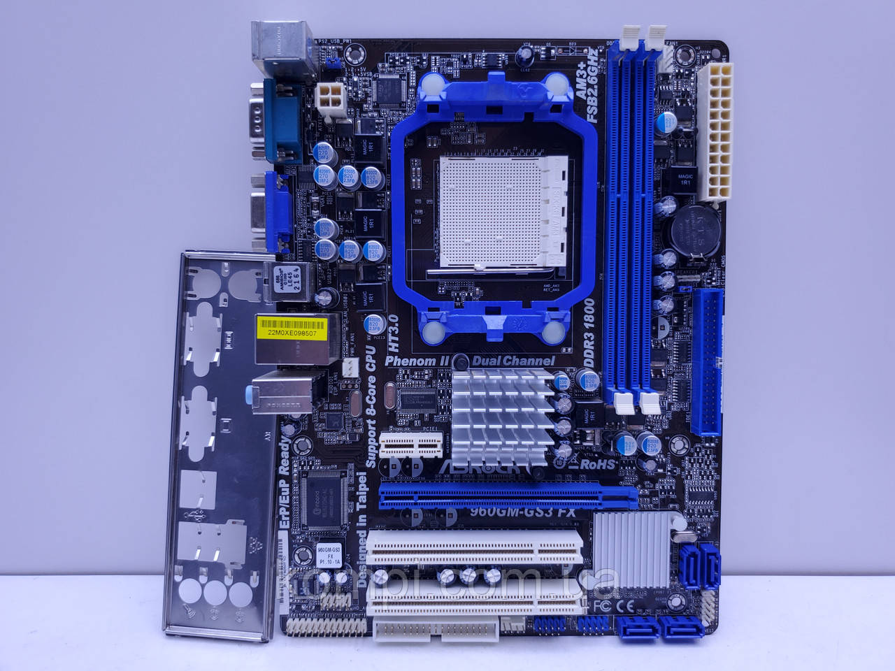 Материнська плата sAM3+ ASRock 960GM-GS3 FX (DDR3, AMD FX, б/у)