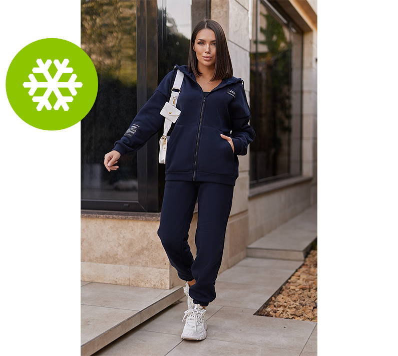 Жіночий спортивний костюм з нашивками "Walker" оптом | Норма, фото 1