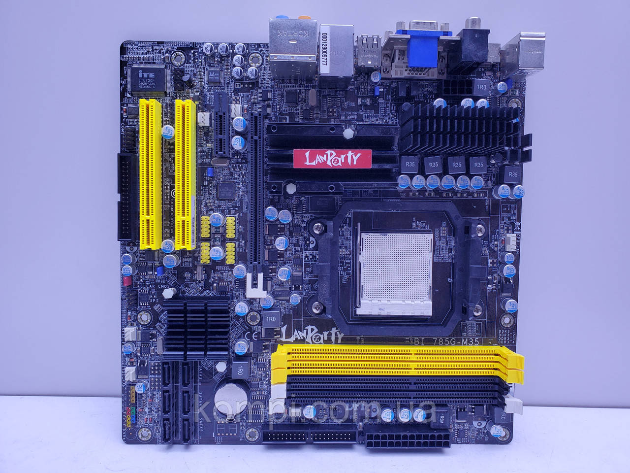 Материнська плата sAM3 DFI 785G-M35 (Socket AM2+,DDR2,б/у), фото 1