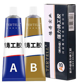Двокомпонентний клей, Tertell Welding Glue 809, 20 г Епоксидний клей для надійного та довговічного ремонту