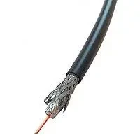 Кабель RG-6 (F660BVF) EuroSat, діам-6,9 мм, з гелем, зовнішній чорний (PE), 305 м