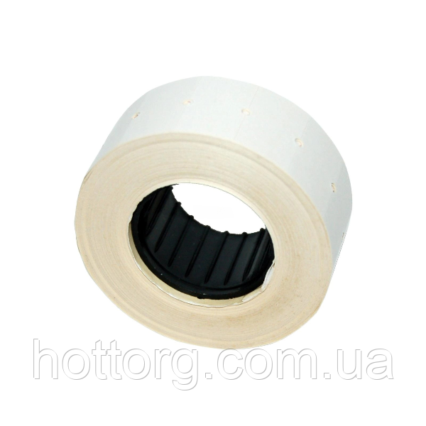 Етикет-стрічка Aurika 21х12 white (30 рул) 2112W