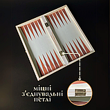 Шахи дерев'яні класичні, шахи шашки нарди 3в1, шахи шашки недорого Hechpro 29 x 29 см 8029, фото 8