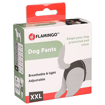 Flamingo Dog Pants Sasha Фламінго Саша труси для собак гігієнічні з комплектом прокладок XXL | 60х70 см