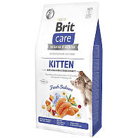 Корм для кошенят Брит Brit Care Cat Grain Free Kitten Gentle Digestion & Strong Immunity лосось 2 кг
