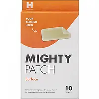 Патчі прямокутні Hero Cosmetics Mighty Surface пластирі для боротьби з великими проблемними зонами 10