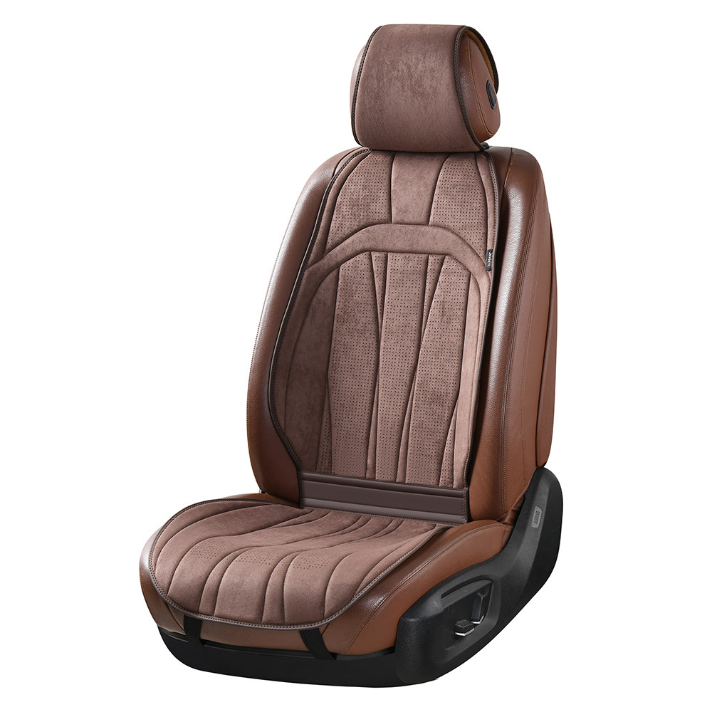 Накидки на автомобільні сидіння Elegant  ANCONA передні (2шт.), кавові (EL 700 805), фото 1