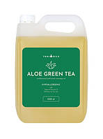 Масажна олія для тіла зволожувальна Thai Oils Aloe green tea 5000 ml Олія для масажу з алое та зеленим чаєм