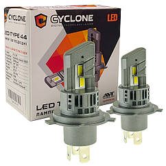 Лампа світлодіодна для фар CYCLONE LED H4 5000K 6700LM TYPE 44 2 шт комплект