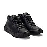 Чоловічі зимові чорні кросівки, чоловічі зимові класичні кросівки, зимові кросівки для чоловіків, фото 2