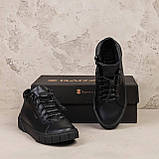 Чоловічі зимові чорні кросівки, чоловічі зимові класичні кросівки, зимові кросівки для чоловіків, фото 9