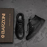Чоловічі зимові чорні кросівки, чоловічі зимові класичні кросівки, зимові кросівки для чоловіків, фото 7