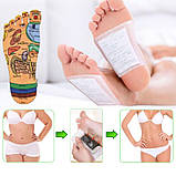 Очисний пластир детокс Кіні для виведення токсинів для ніг KINOKI cleanse energize foot patch, 10 шт., фото 11
