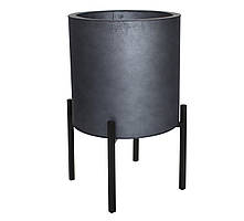 Кашпо Engard на металевій підставці, 30х30х50/30х30х30 см (ME-06)