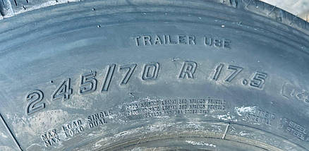 Шина вантажна б/у 245/70R17.5 Firestone TSP 3000 (руль), фото 4