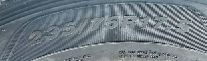 Шина вантажна б/у 235/75R17.5 GOODYEAR KMAX S (рулева), фото 4