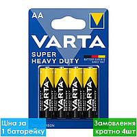 Батарейка сольова Varta Superlife AA R6 пальчикова, блістер 4 шт.
