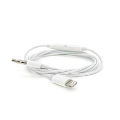 DR Кабель-переходник MH021 Jack 3.5mm(M) => Lighting(M), 1м, White, Box
