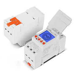 Реле часу Sinotimer TM929BK, 24 години, на DIN-рейку, LCD, програмований, змінна батарея, 30 А, 85-265V,
