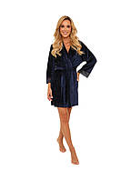 Жіночий халат на запах DE LAFENSE 457 MILAGROS_WELUR 2XL