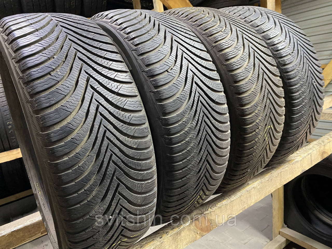 Зимові шини 205/55R16 Michelin Alpin 5 6+мм 2-4шт, фото 1
