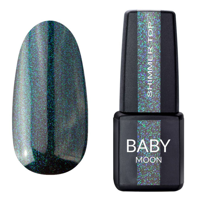 Топ Baby Moon Shimmer Top No027, 6 мл, з блакитним шимером