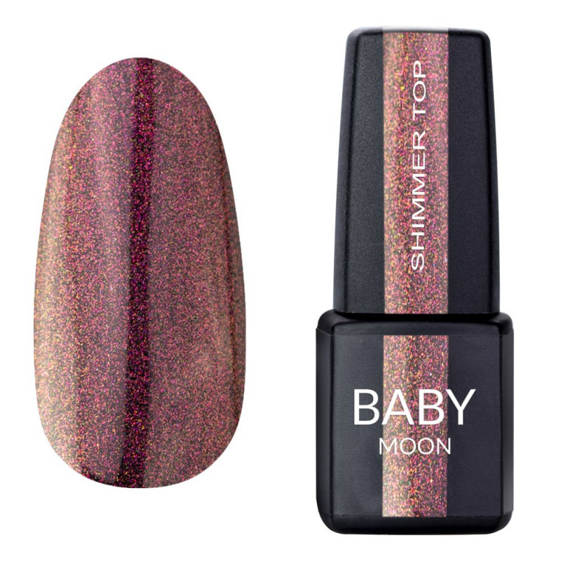 Топ Baby Moon Shimmer Top No030, 6 мл, з рожевим шимером
