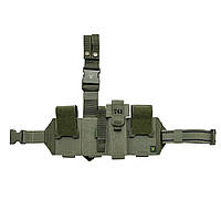 Подсумок под аптечку с платформой (крепление на ремень и бедро), PM25, олива