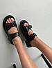Шльопанці жіночі ShoesBand Чорні натуральна шкіра 36 (23 см) (S98021-1), фото 5
