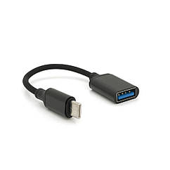 DR Переходник KIN KY-242 USB2.0(AF) OTG - Type-C(M), 0.15m, Black, Box