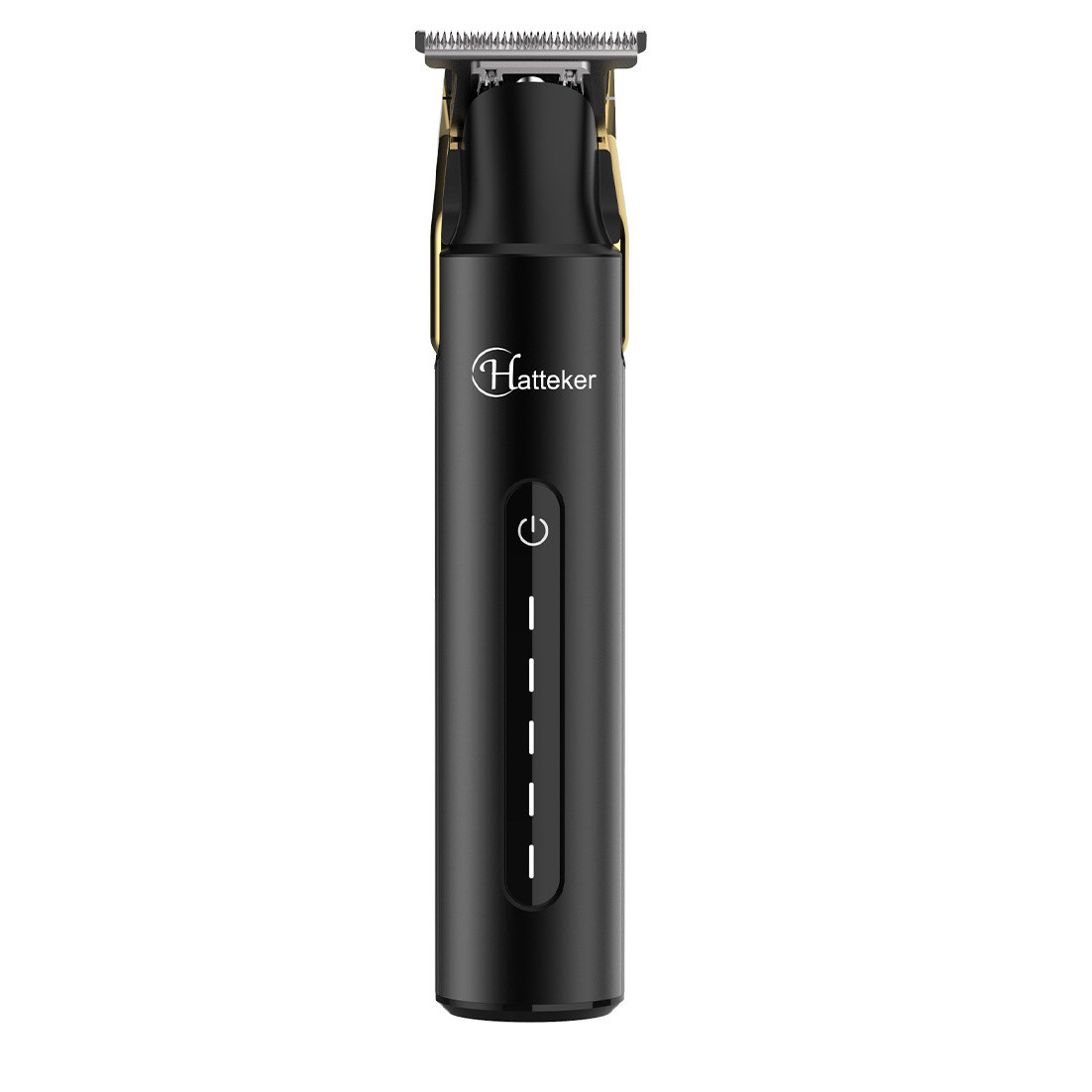 Тример для окантовки та стрижки бороди Hatteker Dark Black (HT-623-BL)