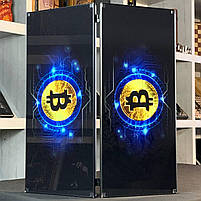 Нарди зі скла, BITCOIN, 61×27×5 см, арт. 250103, фото 4