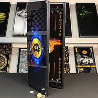 Нарди зі скла, BITCOIN, 61×27×5 см, арт. 250103, фото 3