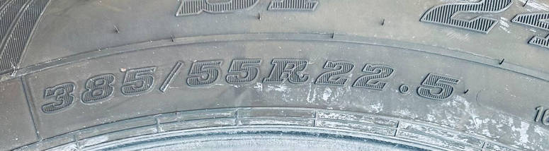 Шини вантажні б/у 385/55R22.5 DUNLOP SP 247 (причіп), фото 5