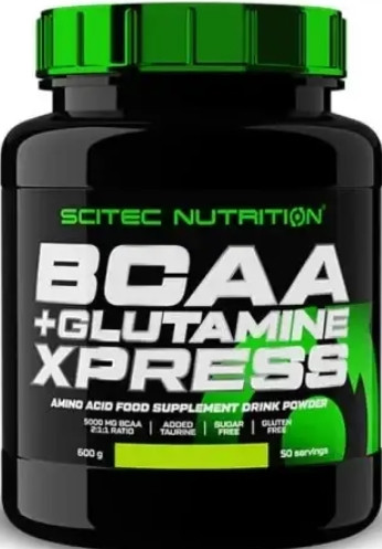 Глютамін та ВСАА Scitec Nutrition BCAA + Glutamine Xpress 600 g лайм