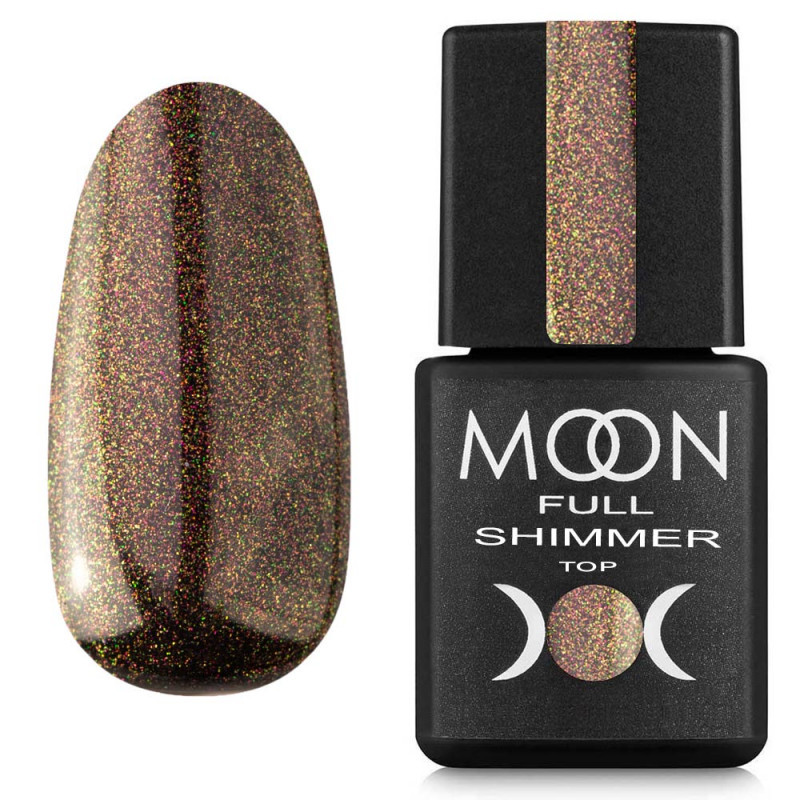 Топ Moon Full Shimmer Top No1026, 8 мл, з бронзовим шимером