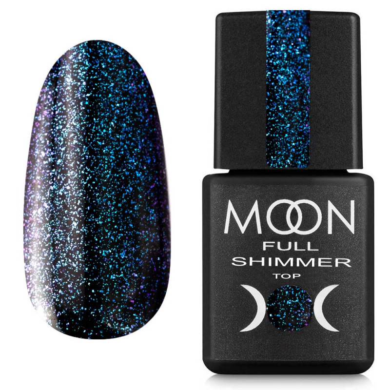 Топ Moon Full Shimmer Top No1029, 8 мл, із синім шимером