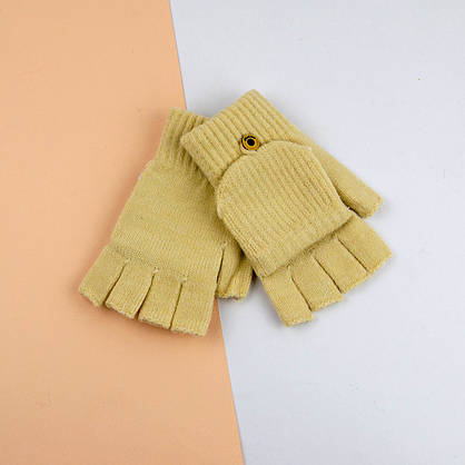 Оптом підліткові рукавички (мітенки) на 10-15 років (арт. 24-8-018), фото 2