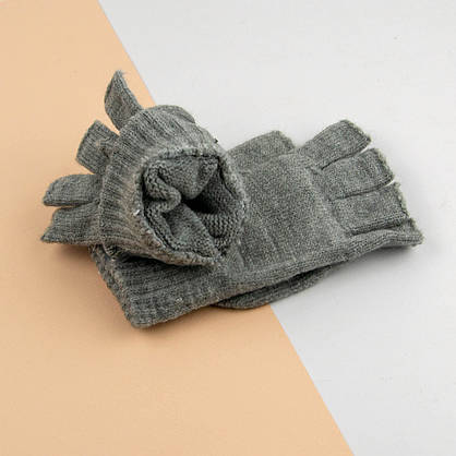 Оптом підліткові рукавички (мітенки) на 10-15 років (арт. 24-8-018), фото 4