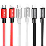 Кабель USB Borofone BX82 PD Type-C to Lightning Колір Білий, фото 3