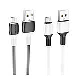 Кабель USB Borofone BX84 Micro 2.4A Колір Чорний, фото 3