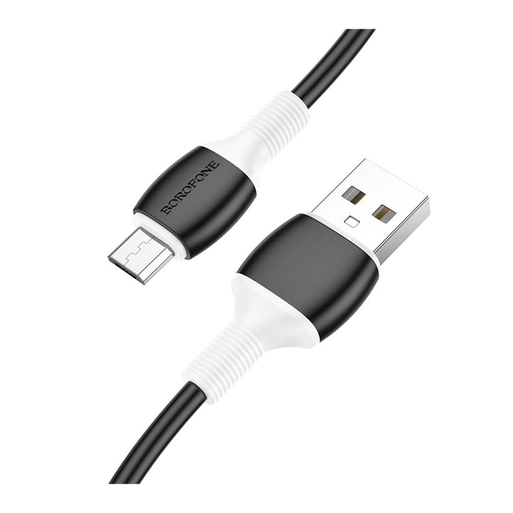Кабель USB Borofone BX84 Micro 2.4A Колір Чорний